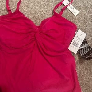 Miraclesuit swim Fuchsia Top